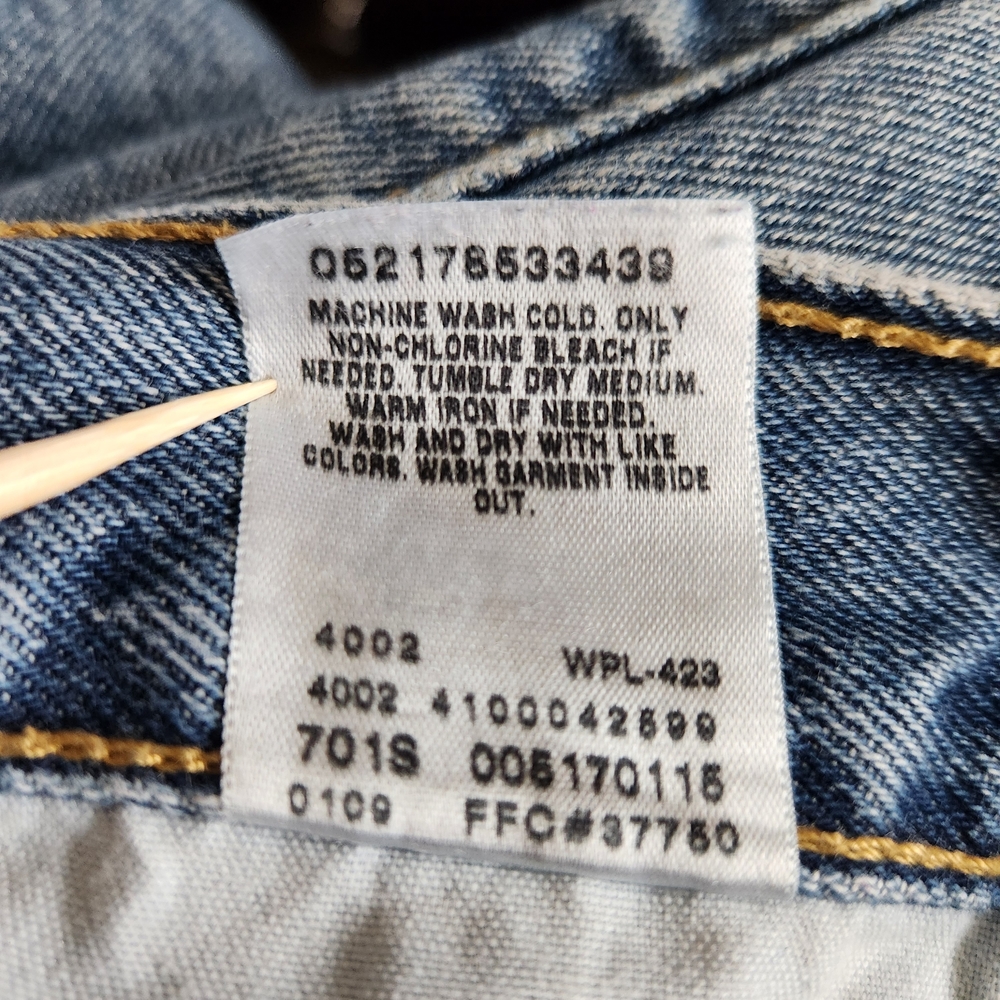 Levi's 517 Bootcut Men's Blue Jeans Size 33x30 - Picture 10 of 14